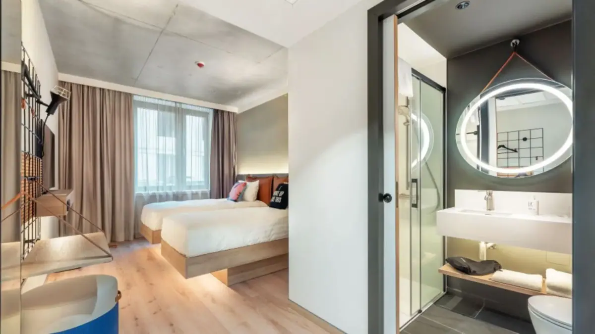 Moxy Downtown Budapest mintaszoba