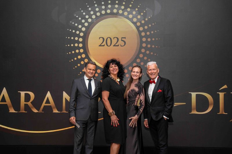 Pillanatkép az Aranynap-díj 2026. május 21-i gálájáról a Hilton Budapest Báltermében