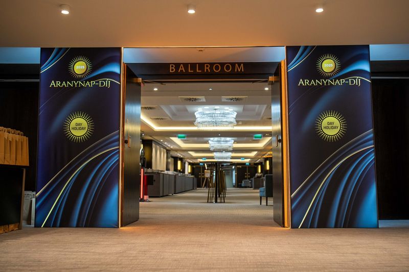 Pillanatkép az Aranynap-díj 2026. május 21-i gálájáról a Hilton Budapest Báltermében