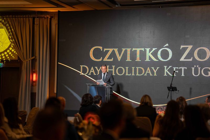 Pillanatkép az Aranynap-díj 2026. május 21-i gálájáról a Hilton Budapest Báltermében