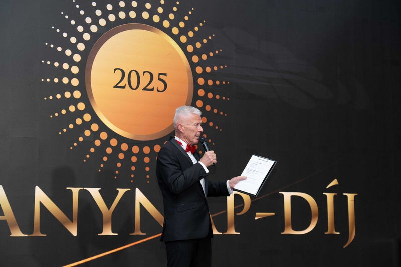 Pillanatkép az Aranynap-díj 2026. május 21-i gálájáról a Hilton Budapest Báltermében