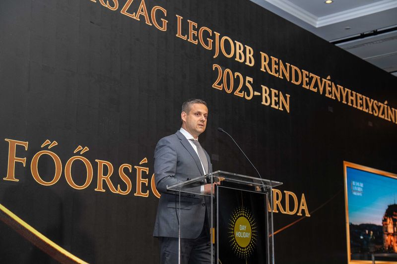 Pillanatkép az Aranynap-díj 2026. május 21-i gálájáról a Hilton Budapest Báltermében