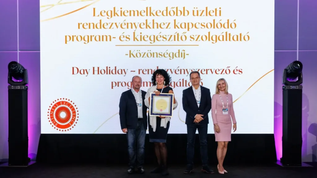 Business Excellence díj Day Holiday Kft.